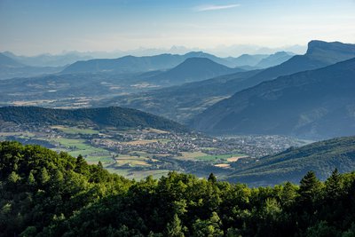 Vue depuis Chapage vers Sisteron