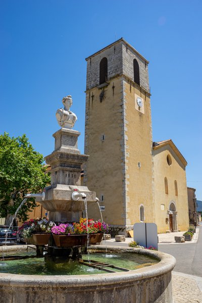 Église de l'assomption à Ribiers