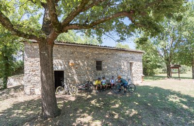 Vélo au Vieil Eyguians