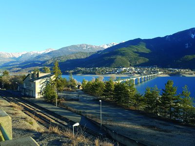 Ancienne gare et pont de Savines